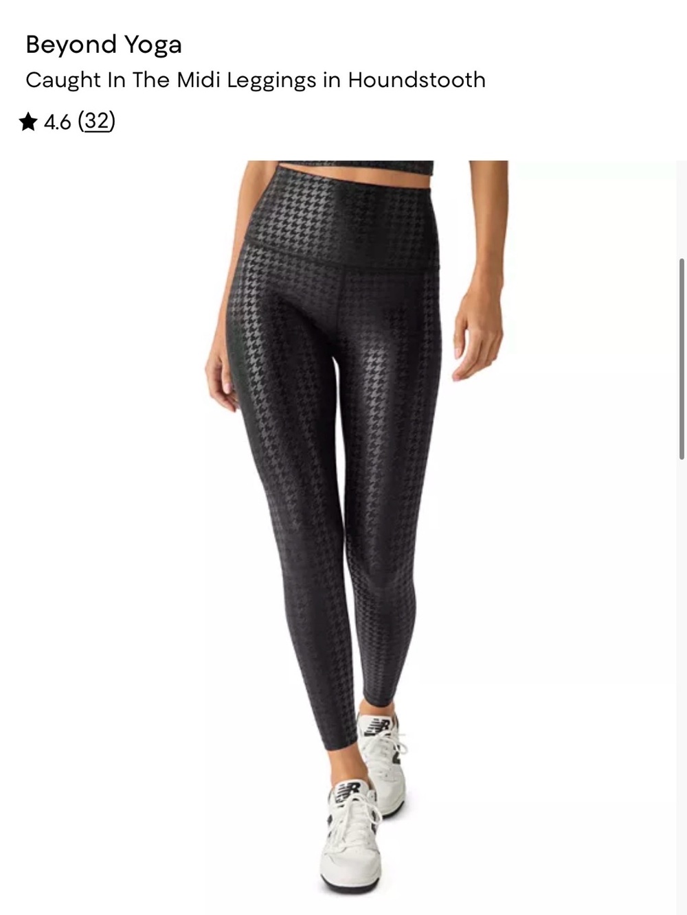 🔥 UNIQUE Beyond Yoga Caught In The Midi High-Waisted Leggings Small